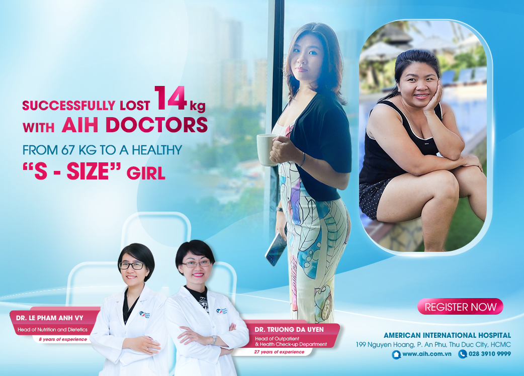 SUCCESSFULLY LOST 14 KG WITH AIH DOCTORS: A JOURNEY FROM 67 KG TO A HEALTHY & HAPPY “S-SIZE” GIRL