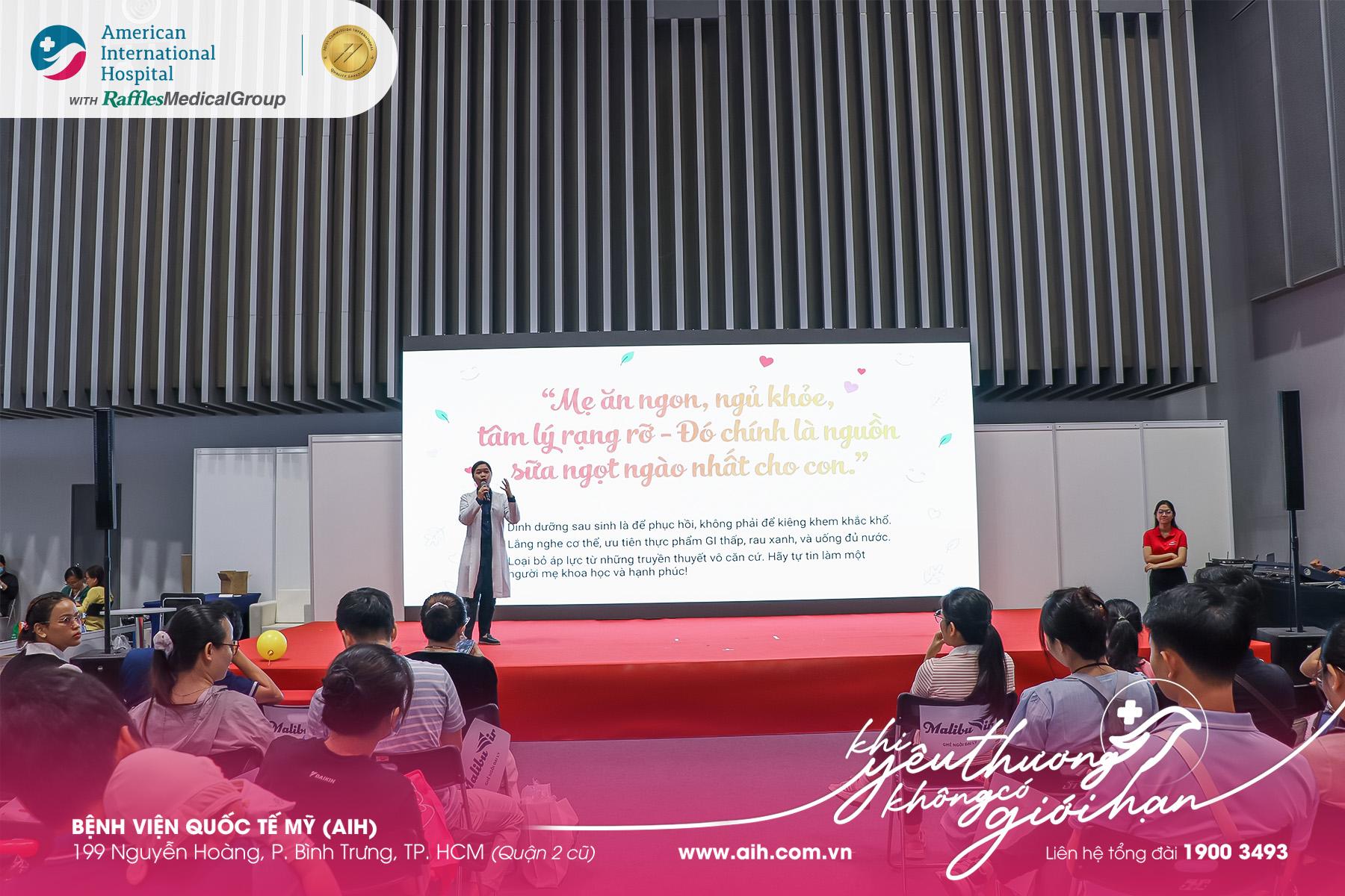 BÁC SĨ AIH CHIA SẺ TẠI TRIỂN LÃM VIETBABY FAIR 2026: DINH DƯỠNG THAI KỲ & SAU SINH