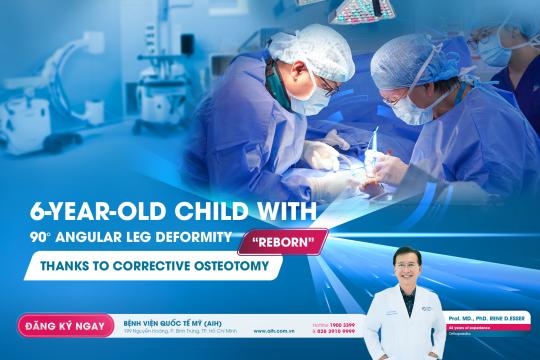 LEG WITH 90° ANGULAR DEFORMITY “REBORN” THANKS TO CORRECTIVE OSTEOTOMY