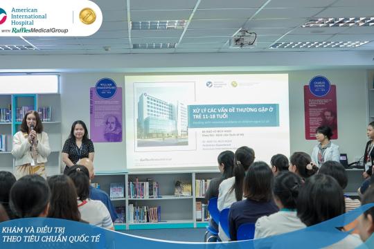 HEALTH TALK: “ADDRESSING COMMON ISSUES IN CHILDREN AGED 11–18” AT BRITISH VIETNAMESE INTERNATIONAL SCHOOL (BVIS) HCMC