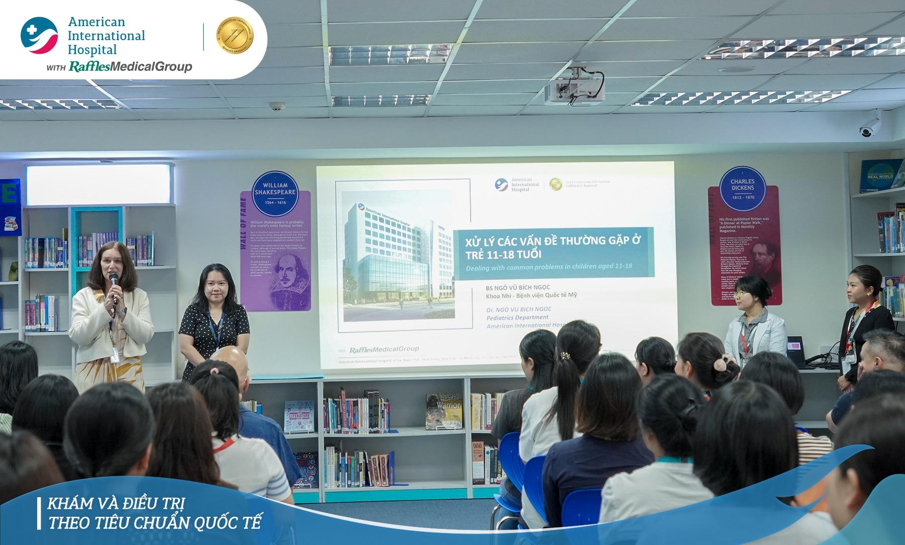 HEALTH TALK: “ADDRESSING COMMON ISSUES IN CHILDREN AGED 11–18” AT BRITISH VIETNAMESE INTERNATIONAL SCHOOL (BVIS) HCMC