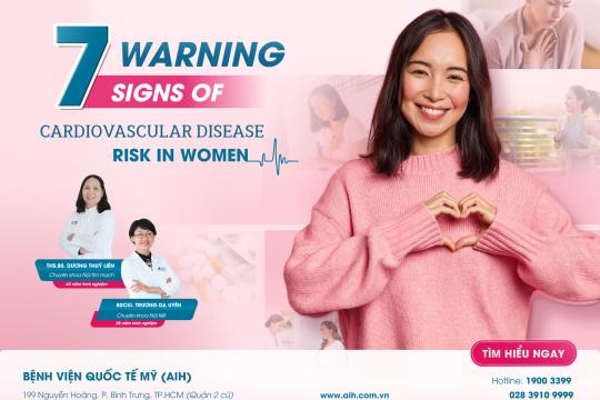 7 SIGNS FROM PREGNANCY AND REPRODUCTIVE HEALTH THAT MAY PREDICT CARDIOVASCULAR DISEASE RISK IN WOMEN