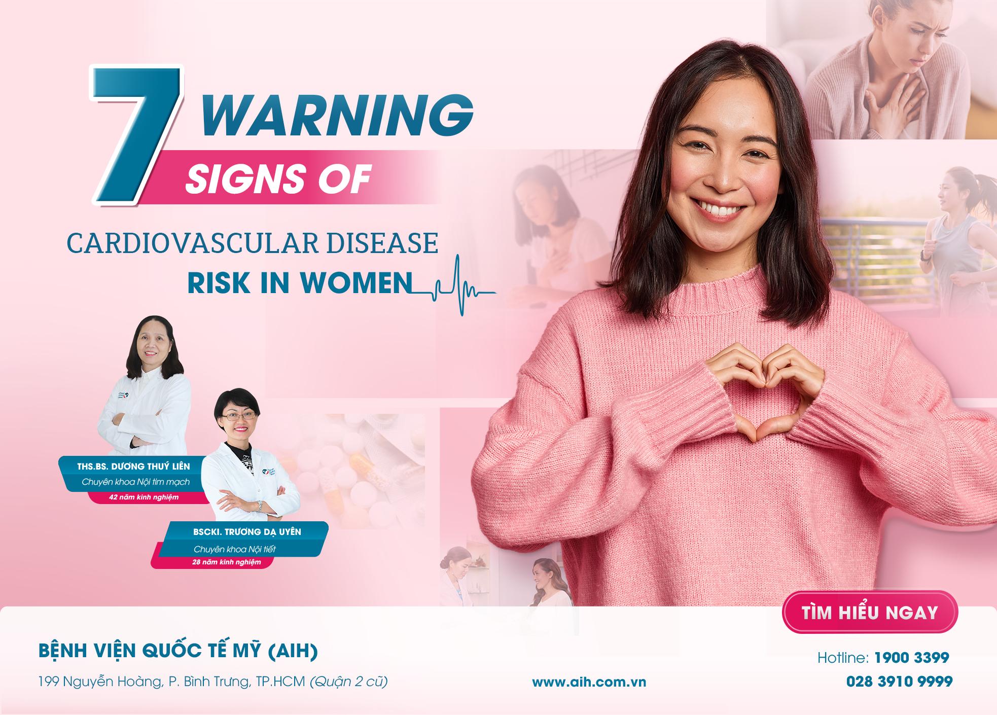 7 SIGNS FROM PREGNANCY AND REPRODUCTIVE HEALTH THAT MAY PREDICT CARDIOVASCULAR DISEASE RISK IN WOMEN