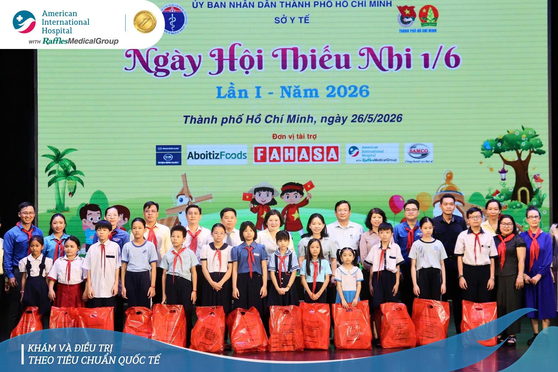 AMERICAN INTERNATIONAL HOSPITAL (AIH) BRINGS JOY AND HEALTH TO UNDERPRIVILEGED CHILDREN AT THE 1ST HCM CITY "CHILDREN'S FESTIVAL 1/6" - 2026