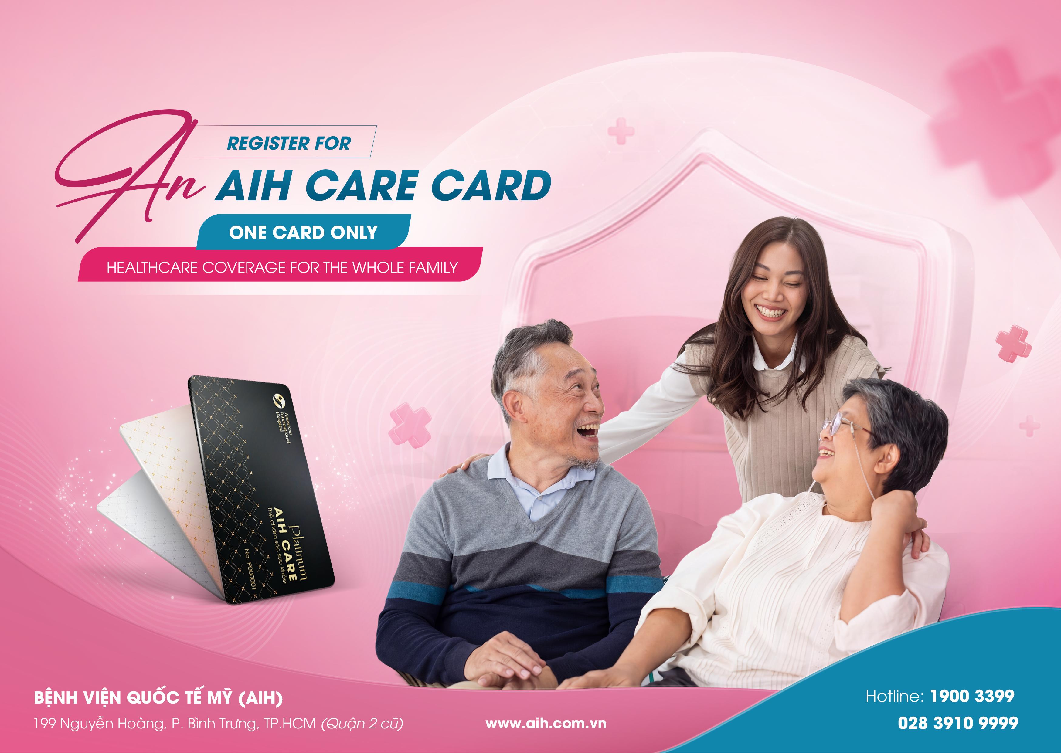 REGISTER FOR AN AIH CARE CARD | ONE CARD ONLY – HEALTHCARE COVERAGE FOR THE WHOLE FAMILY