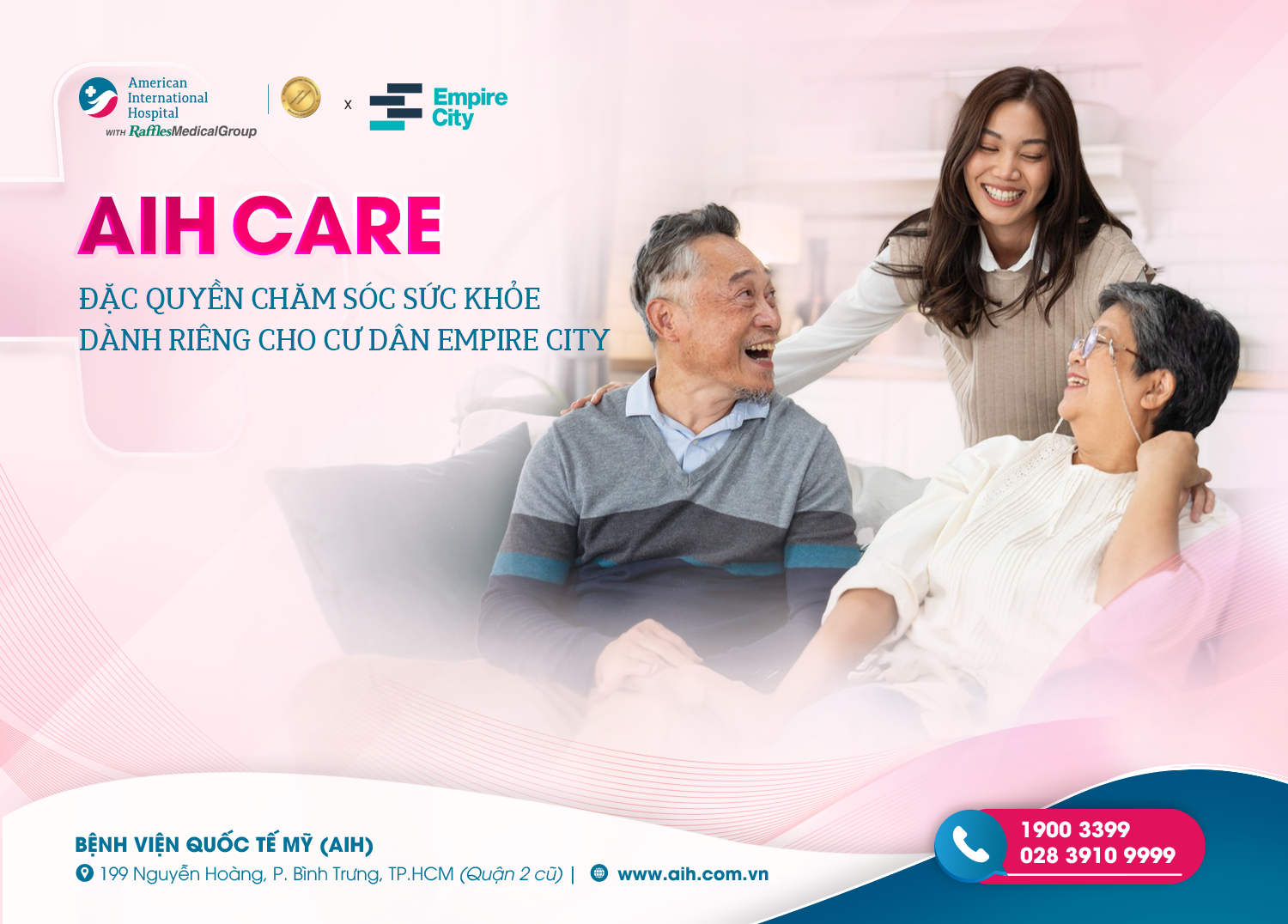 AIH CARE – ĐẶC QUYỀN CHĂM SÓC SỨC KHỎE DÀNH CHO CƯ DÂN EMPIRE CITY