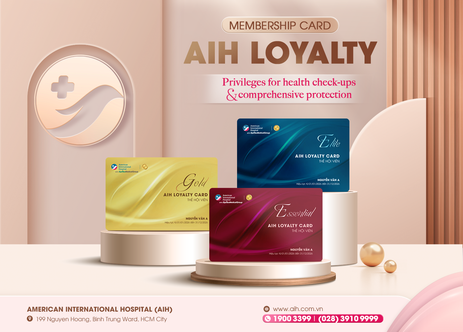 ENJOY COMPREHENSIVE HEALTHCARE PRIVILEGES BY BECOMING AN AIH LOYALTY MEMBER