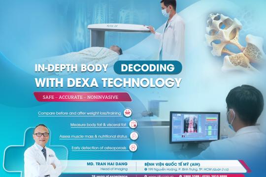 PERSONALIZED HEALTHCARE: EXPERIENCE BODY COMPOSITION ANALYSIS AT AIH WITH DEXA TECHNOLOGY