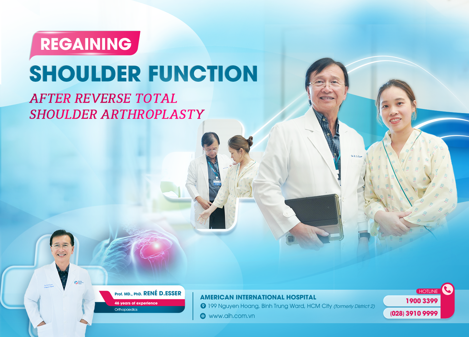 REGAINING SHOULDER FUNCTION AFTER REVERSE TOTAL SHOULDER ARTHROPLASTY AT AIH