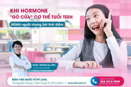 DẬY THÌ DƯỚI GÓC NHÌN NỘI TIẾT HỌC: KHI HORMONE "GÕ CỬA" CƠ THỂ TUỔI TEEN