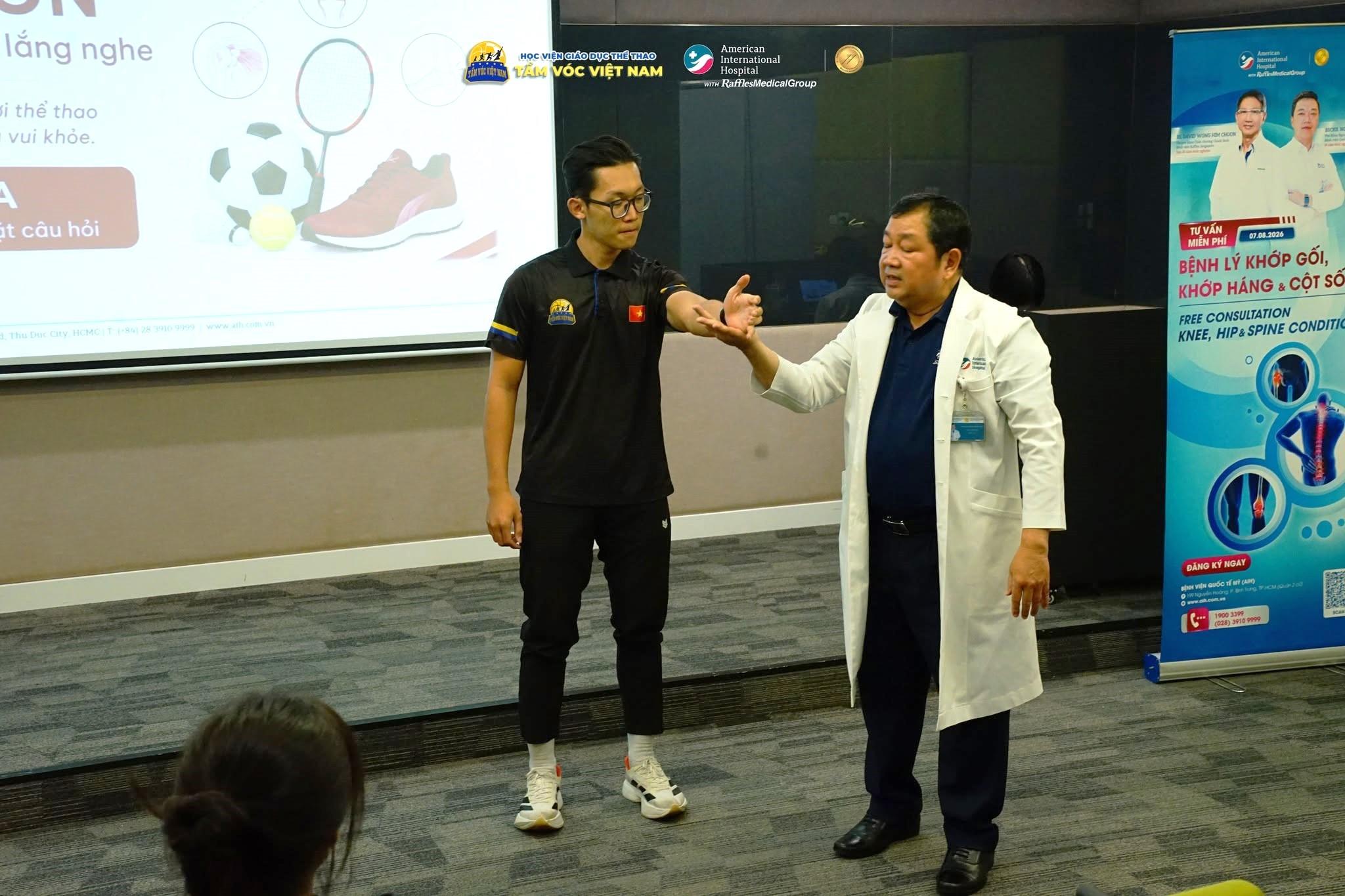HỘI THẢO SỨC KHỎE "AN TOÀN Y TẾ & XỬ LÝ CHẤN THƯƠNG THỂ THAO"