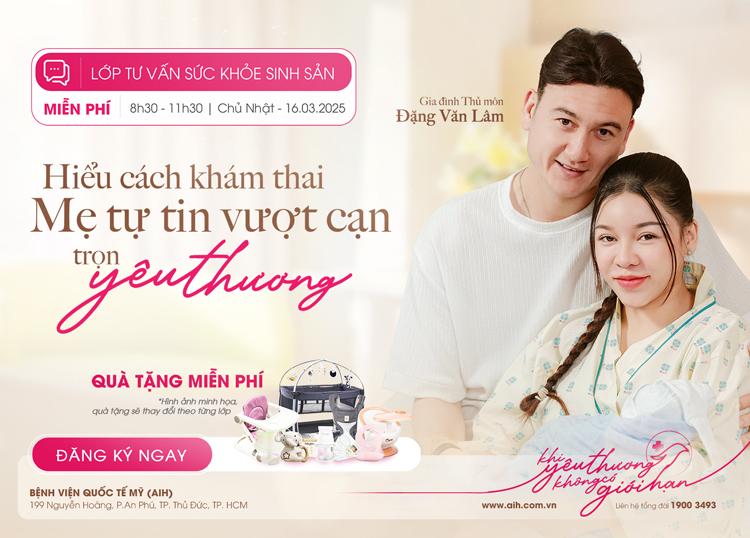LỚP TIỀN SẢN 16.03: QUY TRÌNH KHÁM THAI CHUẨN & CÁC XÉT NGHIỆM CẦN THIẾT TRONG THAI KỲ VÀ THỰC HÀNH MASSAGE CHO BÉ