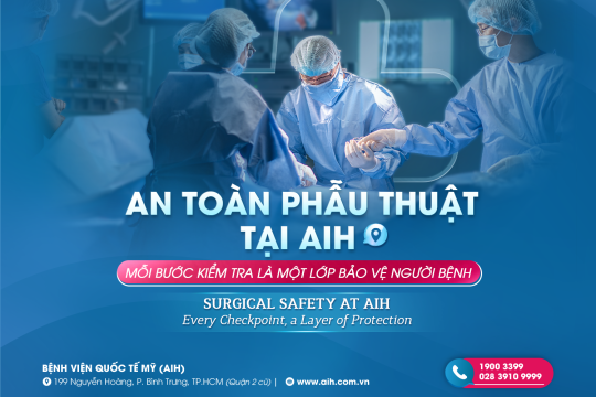 AN TOÀN PHẪU THUẬT TẠI AIH