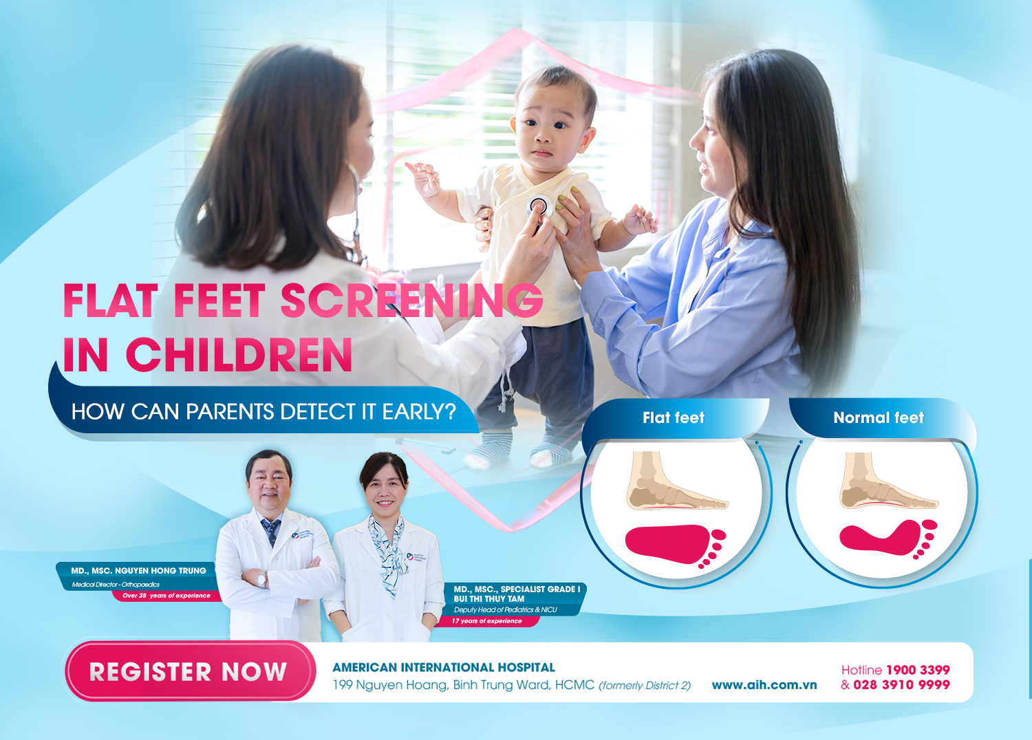 FLAT FEET SCREENING: AN IMPORTANT STEP IN ROUTINE CHECKUPS FOR CHILDREN AT AIH