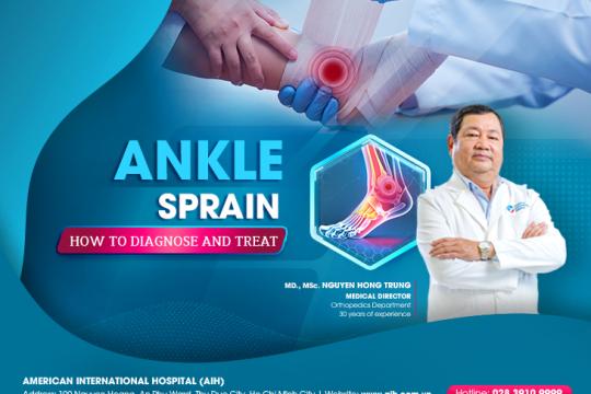 ANKLE SPRAIN – UNDERSTANDING AND TREATMENT