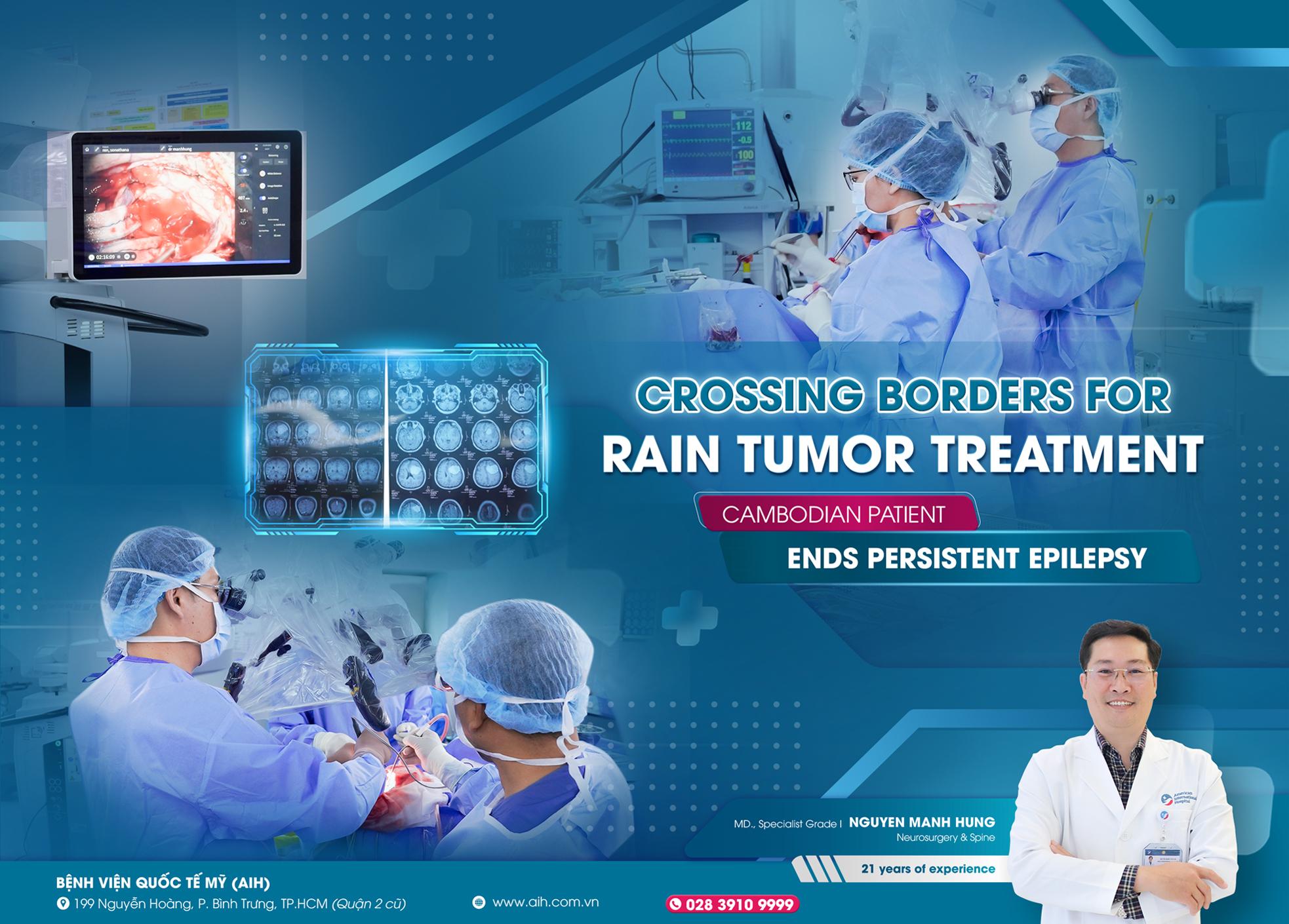 CROSSING BORDERS FOR BRAIN TUMOR TREATMENT, CAMBODIAN PATIENT ENDS PERSISTENT EPILEPSY