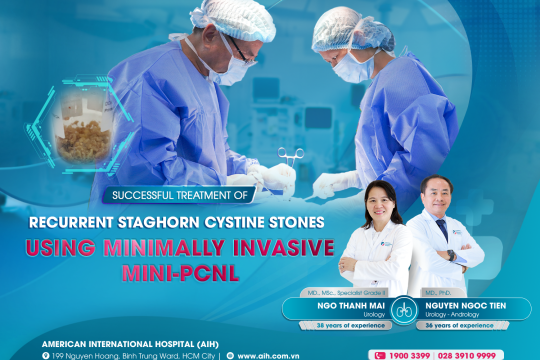 SUCCESSFUL TREATMENT OF RECURRENT STAGHORN CYSTINE STONES USING MINIMALLY INVASIVE MINI-PCNL