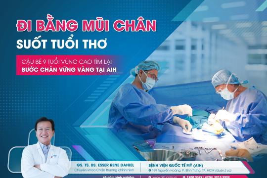 ĐI BẰNG MŨI CHÂN SUỐT TUỔI THƠ, CẬU BÉ 9 TUỔI VÙNG CAO TÌM LẠI BƯỚC CHÂN VỮNG VÀNG TẠI AIH