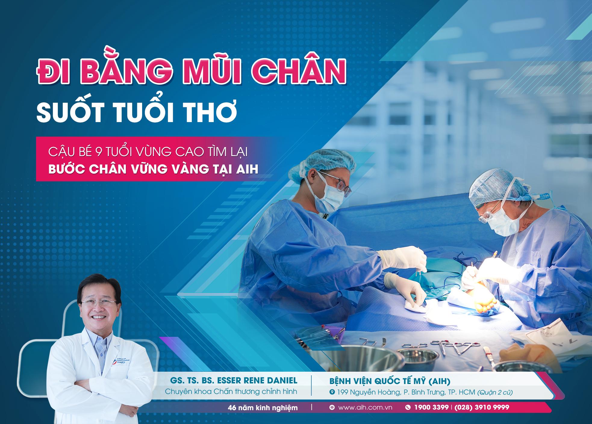 ĐI BẰNG MŨI CHÂN SUỐT TUỔI THƠ, CẬU BÉ 9 TUỔI VÙNG CAO TÌM LẠI BƯỚC CHÂN VỮNG VÀNG TẠI AIH