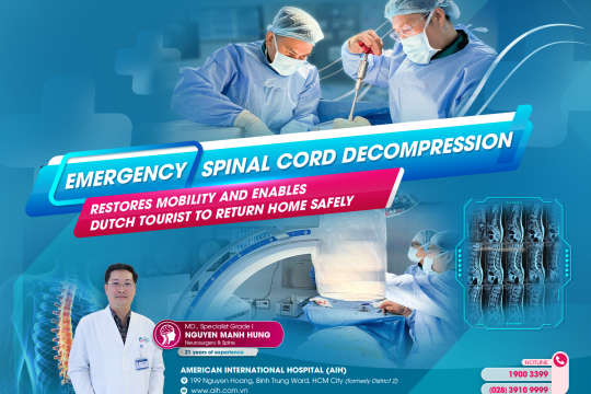 EMERGENCY SPINAL CORD DECOMPRESSION RESTORES MOBILITY AND ENABLES DUTCH TOURIST TO RETURN HOME SAFELY