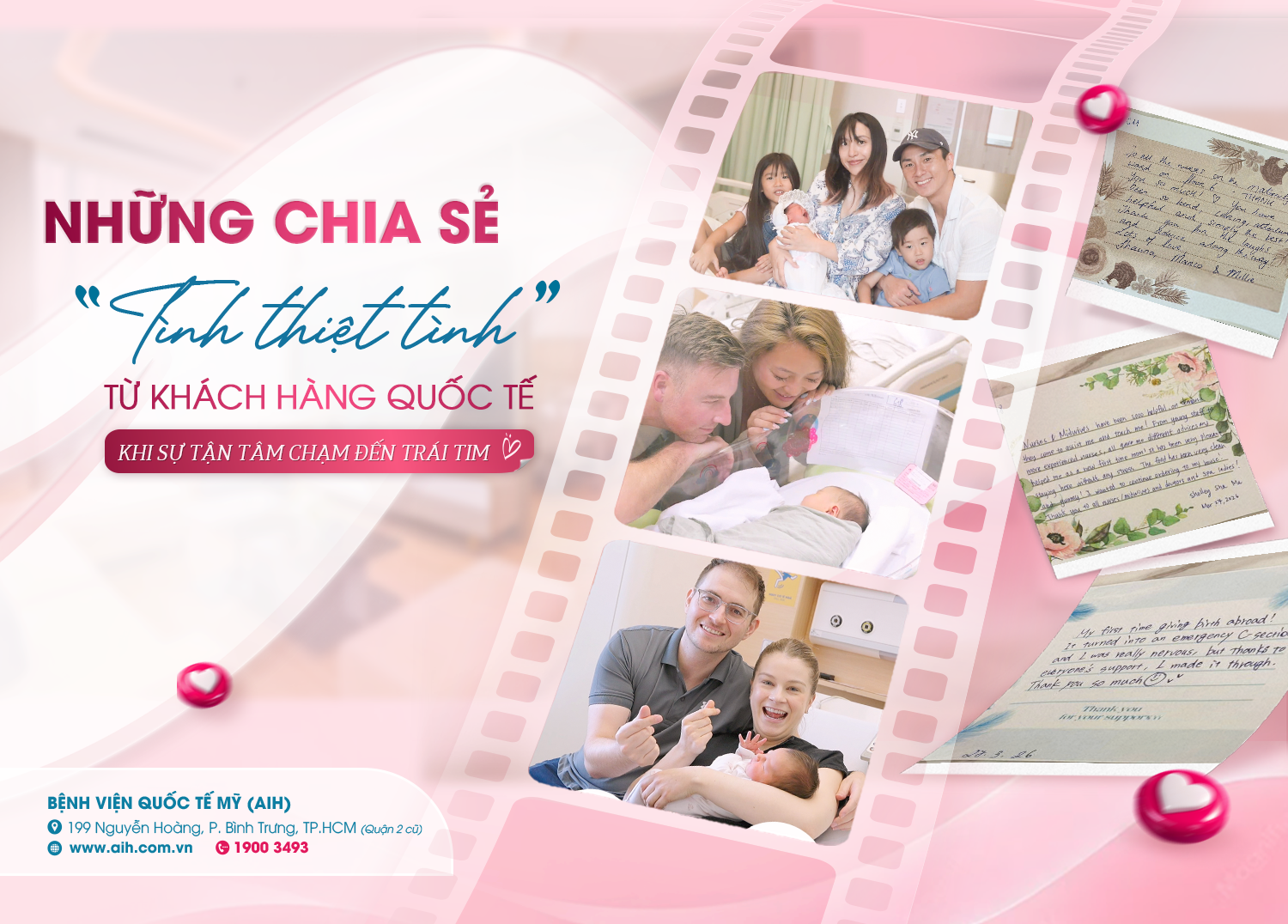 KHÁCH HÀNG QUỐC TẾ CHIA SẺ TRẢI NGHIỆM HÀI LÒNG KHI SINH CON TẠI AIH