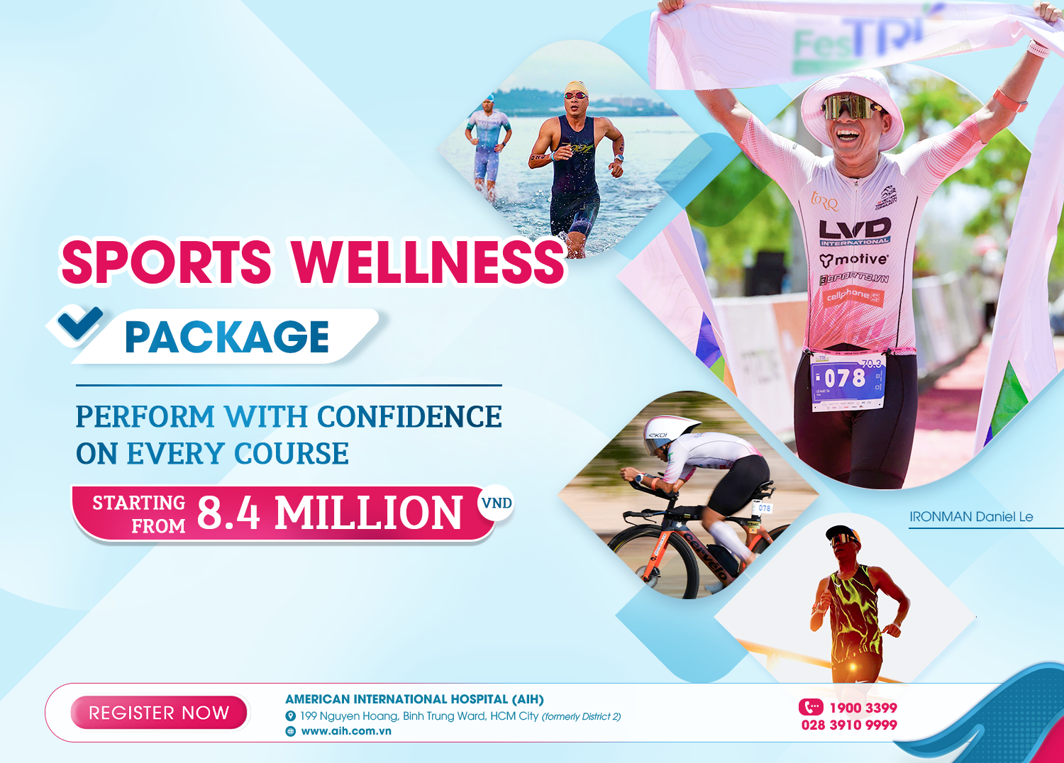 AIH INTRODUCES THE COMPREHENSIVE SPORTS WELLNESS PACKAGE – UNDERSTAND YOUR BODY BEFORE YOU CONQUER EVERY RACE