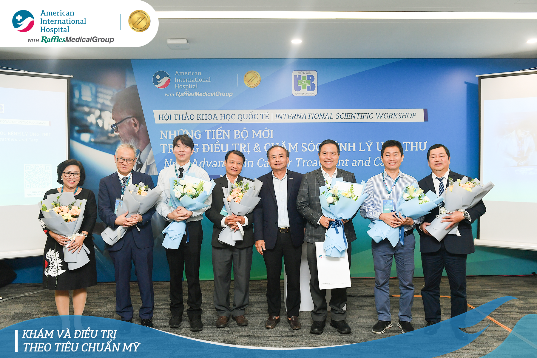 AMERICAN INTERNATIONAL HOSPITAL (AIH) SUCCESSFULLY HOSTED AN ONCOLOGY SCIENTIFIC CONFERENCE FEATURING SPEAKERS FROM RAFFLES HOSPITAL IN SINGAPORE AND HCMC ONCOLOGY HOSPITAL