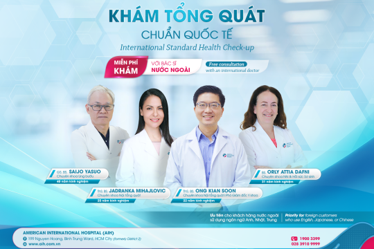 GENERAL HEALTH CHECK-UP - FREE CONSULTATION WITH INTERNATIONAL DOCTORS