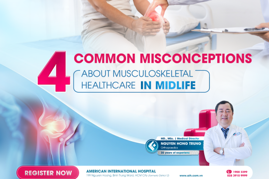 4 COMMON MISCONCEPTIONS ABOUT MUSCULOSKELETAL HEALTHCARE IN MIDLIFE