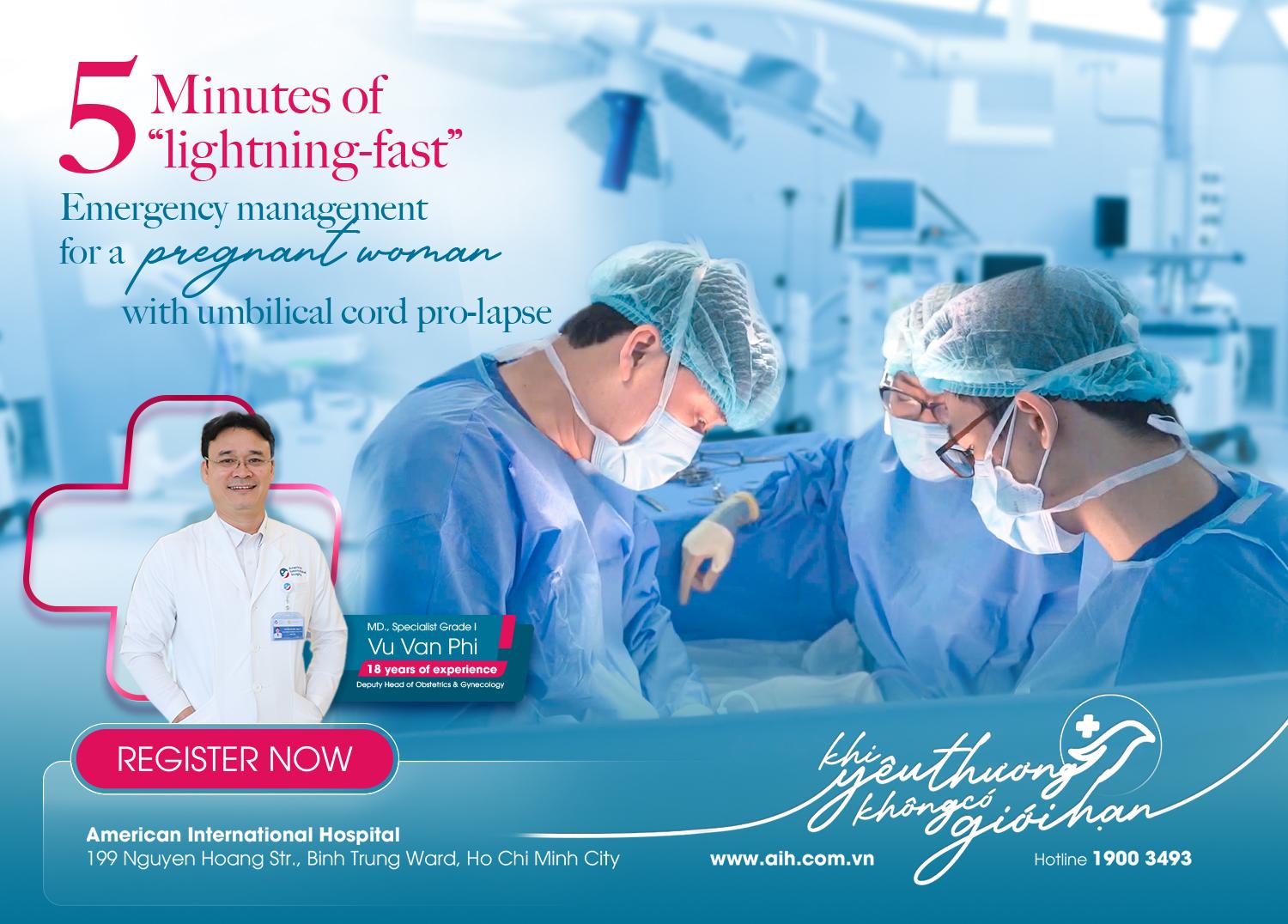 5 MINUTES OF LIGHTNING-FAST EMERGENCY MANAGEMENT FOR A PREGNANT WOMAN WITH UMBILICAL CORD PROLAPSE