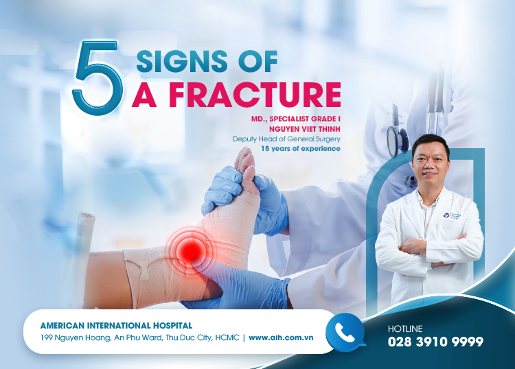 5 DẤU HIỆU NHẬN BIẾT GÃY XƯƠNG CẦN LƯU Ý