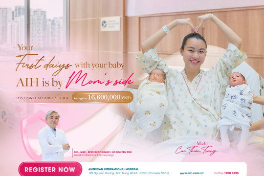 PEACE OF MIND FOR YOUR POSTPARTUM JOURNEY AT AIH WITH INTERNATIONAL-STANDARD CARE