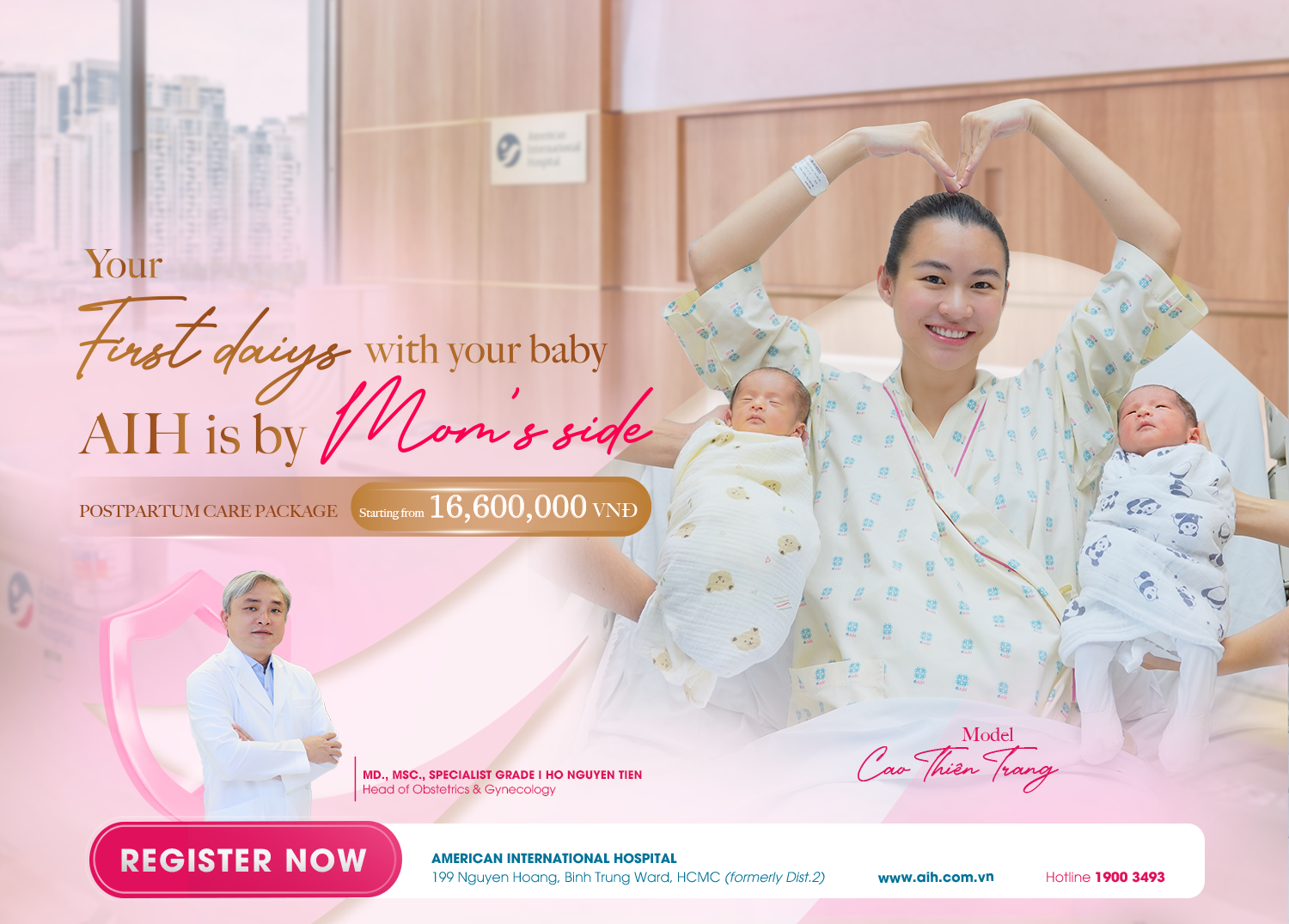 PEACE OF MIND FOR YOUR POSTPARTUM JOURNEY AT AIH WITH INTERNATIONAL-STANDARD CARE