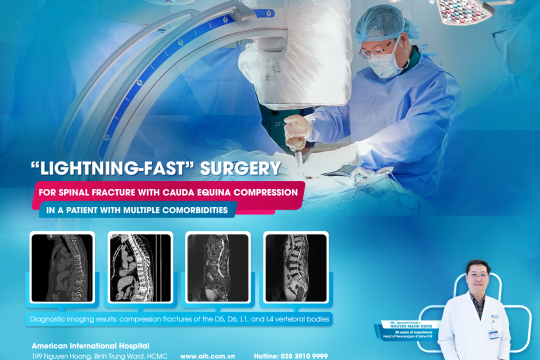 “LIGHTNING-FAST” SURGERY FOR SPINAL FRACTURE WITH CAUDA EQUINA COMPRESSION IN A PATIENT WITH MULTIPLE COMORBIDITIES
