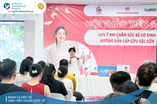 EQUIPPING SCIENTIFIC BABY CARE KNOWLEDGE & MILK CHOKING FIRST AID WITH AIH & GLOBBER VIETNAM