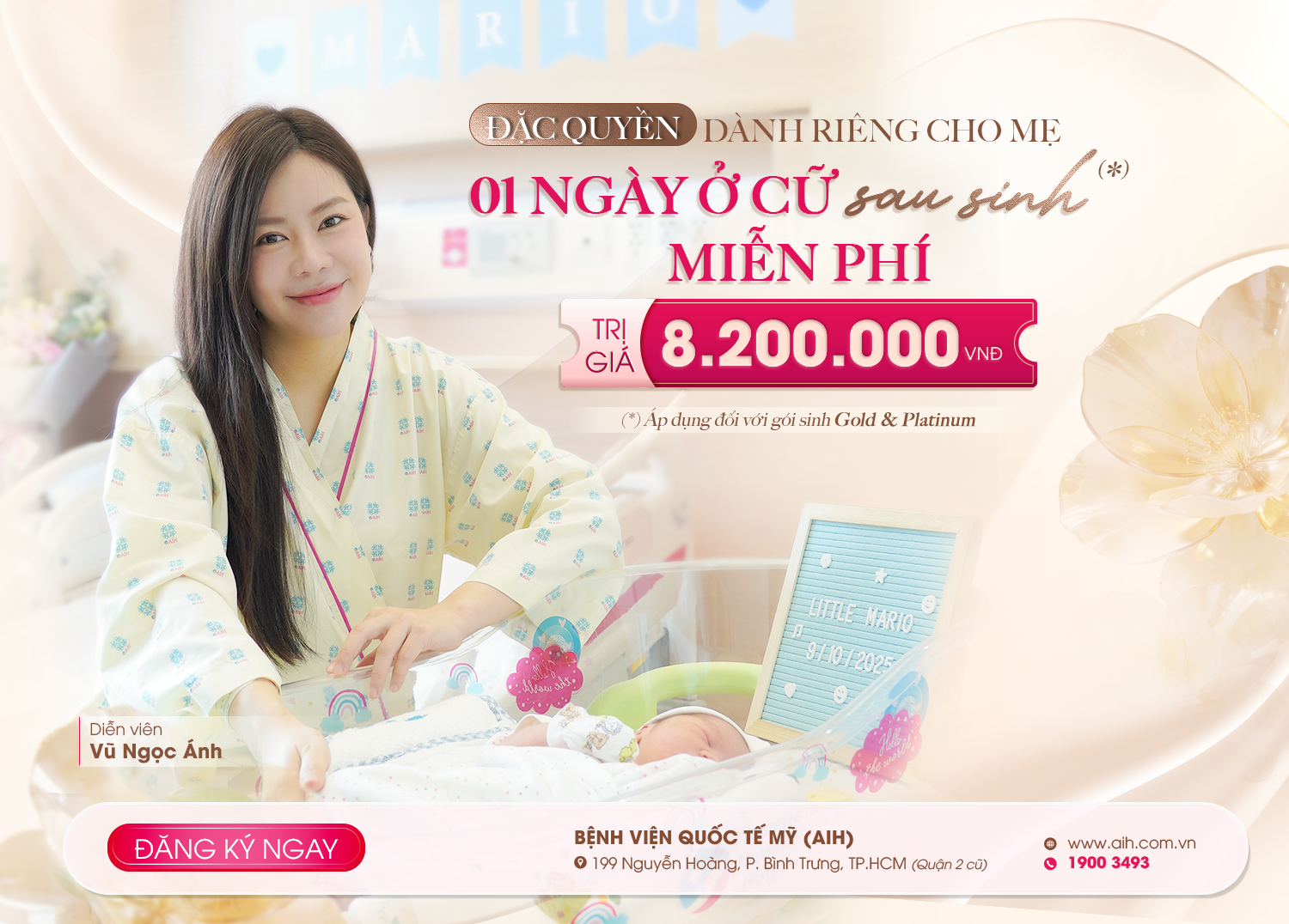 ENJOY 01 COMPLIMENTARY DAY OF POSTPARTUM CONFINEMENT CARE