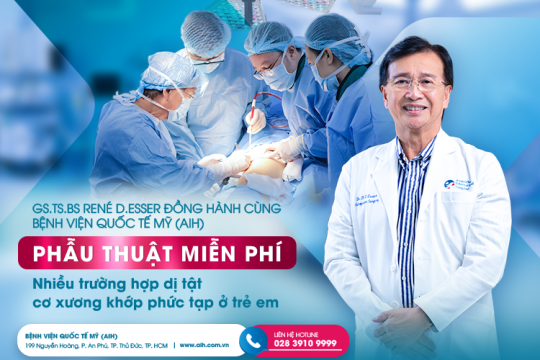 Prof. MD. Dr. RENÉ D. ESSER TOGETHER WITH THE AMERICAN INTERNATIONAL HOSPITAL (AIH) IN PROVIDING FREE SURGERY FOR MANY CASES OF COMPLEX MUSCULOSKELETAL MALFORMATIONS IN CHILDREN