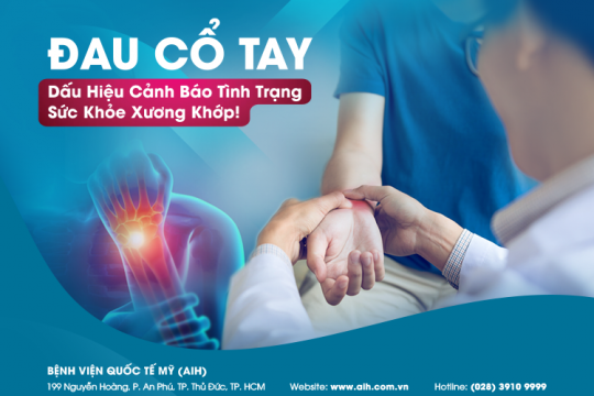 WRIST PAIN - A WARNING SIGN OF BONE & JOINT HEALTH ISSUES!
