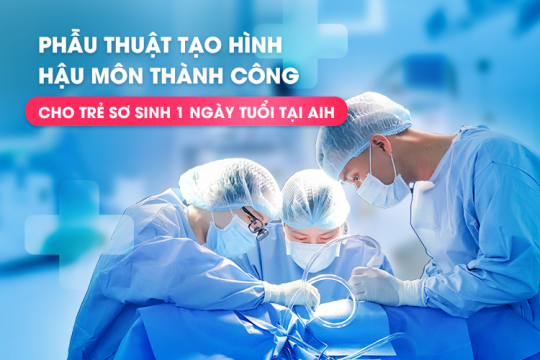 SUCCESSFULLY SURGICAL ANOPLASTY FOR 01-DAY OLD NEONATE AT AMERICAN INTERNATIONAL HOSPITAL (AIH)