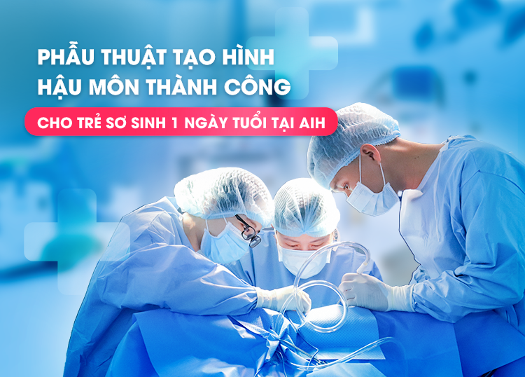 SUCCESSFULLY SURGICAL ANOPLASTY FOR 01-DAY OLD NEONATE AT AMERICAN INTERNATIONAL HOSPITAL (AIH)