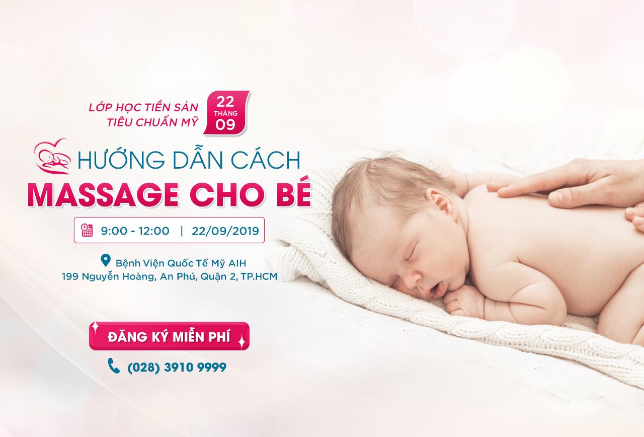 AIH's PRENATAL CLASS IN SEPTEMBER: "BABY MASSAGE - HOW TO DO IT PROPERLY?"