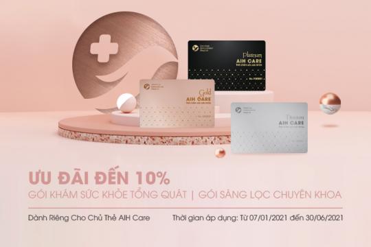 SPECIAL OFFER UP TO 10% FOR AIH CARE CARDHOLDERS.