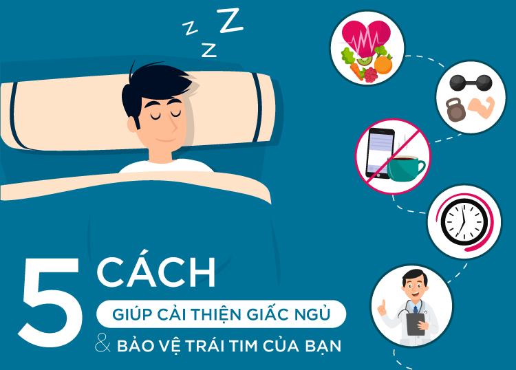 5 CÁCH GIÚP CẢI THIỆN GIẤC NGỦ VÀ BẢO VỆ TRÁI TIM CỦA BẠN
