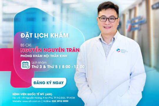 PHÒNG KHÁM NỘI THẦN KINH TẠI BỆNH VIỆN QUỐC TẾ MỸ (AIH)​ CHÍNH THỨC HOẠT ĐỘNG TỪ NGÀY 16/01/2024​