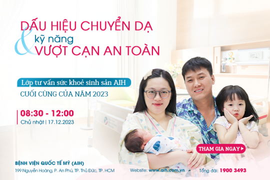 LỚP TƯ VẤN SỨC KHOẺ SINH SẢN CUỐI CÙNG CỦA NĂM 2023 - NẮM VỮNG DẤU HIỆU CHUYỂN DẠ VÀ KỸ NĂNG VƯỢT CẠN AN TOÀN​