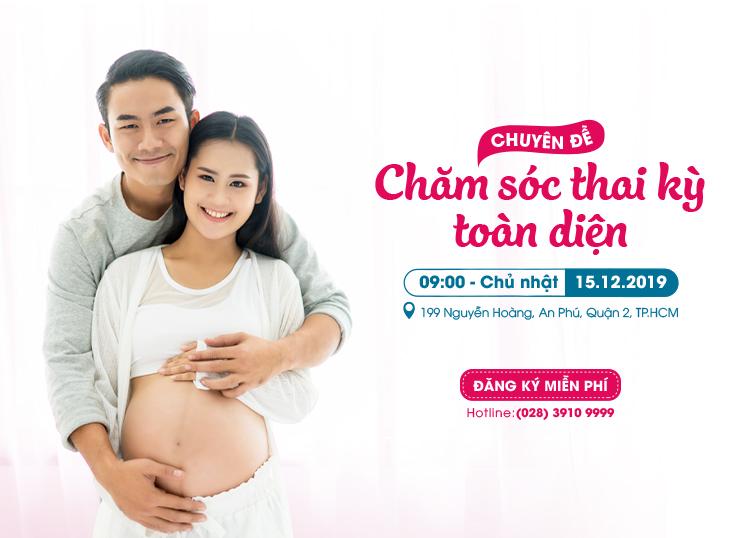 LỚP TIỀN SẢN AIH NGÀY 15/12/2019: “CHĂM SÓC THAI KỲ TOÀN DIỆN”