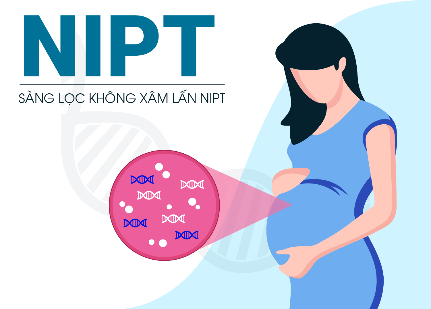 SÀNG LỌC TRƯỚC SINH KHÔNG XÂM LẤN NIPT | CHÌA KHÓA GIẢI MÃ SỚM DỊ TẬT THAI NHI