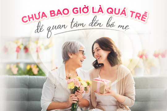 IT IS NEVER TOO LATE TO SHOW INTEREST IN YOUR PARENT!