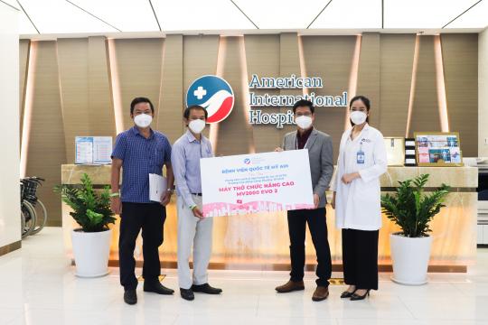AMERICAN INTERNATIONAL HOSPITAL (AIH) GIVES VENTILATORS TO SUPPORT COVID-19 PATIENTS