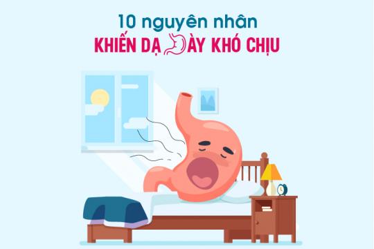 10 CAUSES OF STOMACH PAIN